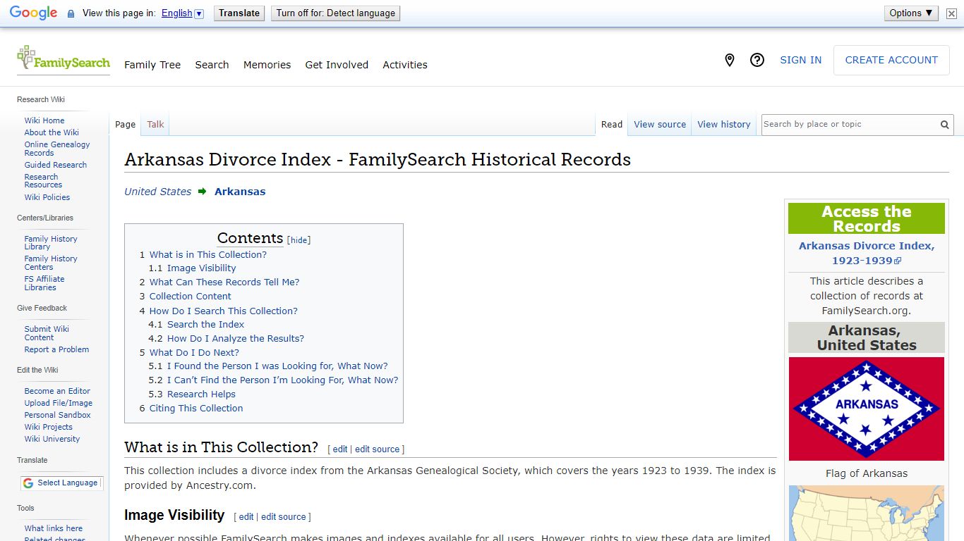 Arkansas Divorce Index - FamilySearch Historical Records